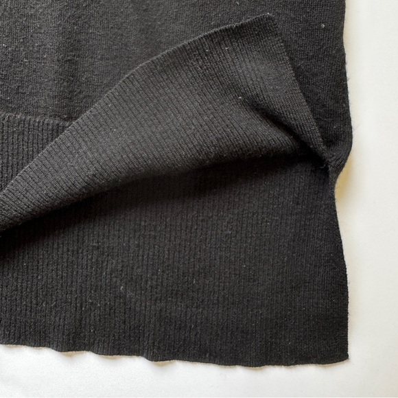 Talbots Sweater 100% Merino Wool Black Long Sleeve Shirt Top Soft Sz XL - Picture 5 of 15